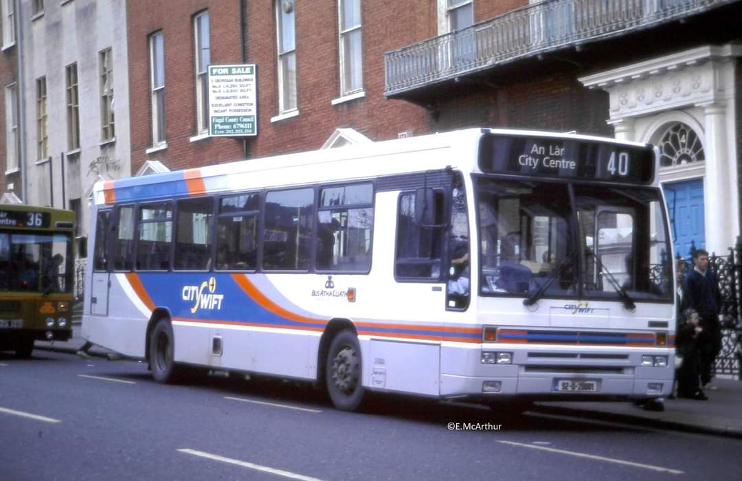 Phibsboro's P1 on Parnell square. 1994. #p1 #dublin1994