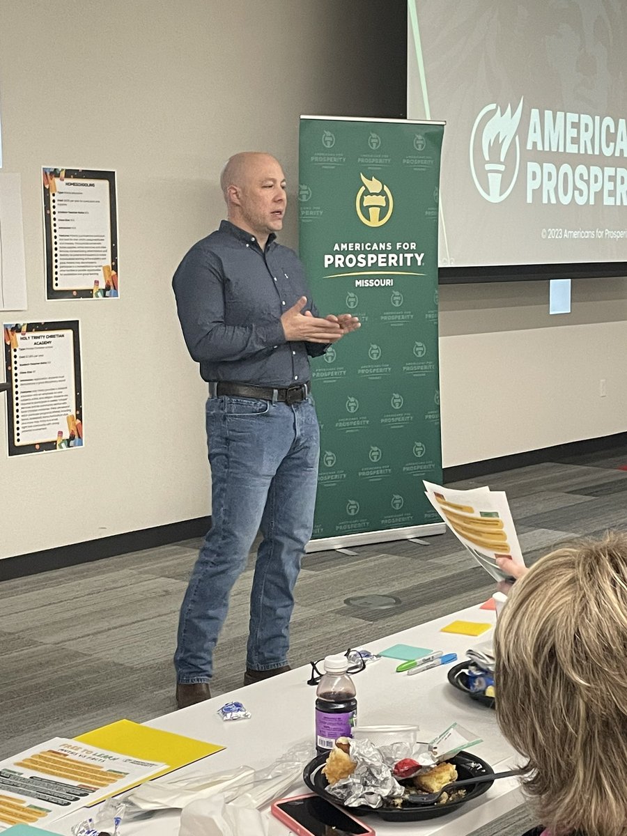 Thank you to @AFPMissouri for having me out this morning to talk about educational freedom in Missouri, and specifically SB 727.