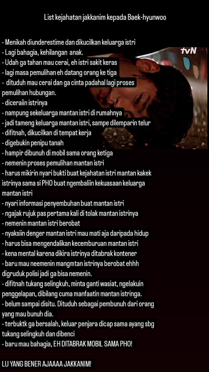 kdrama_menfess's tweet image. ⚠️ QUEENS OF TEARS 
•kdm• THIS IS TOO MUCH

gilaaaa main lead kita semenderita ini 😭 pantes soohyun mutusin ambil perannya lama banget. PAIN TOTALLY JUST PAIN.