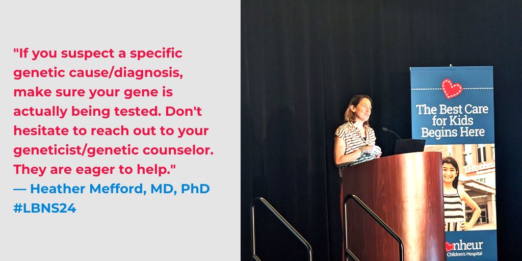 Geneticist Dr. Heather Mefford who is part of Le Bonheur’s Neurogenetics Clinic provides a deep dive into genetic testing and causes of epilepsy. @hcmefford @StJude @StJudeResearch #LBNS24