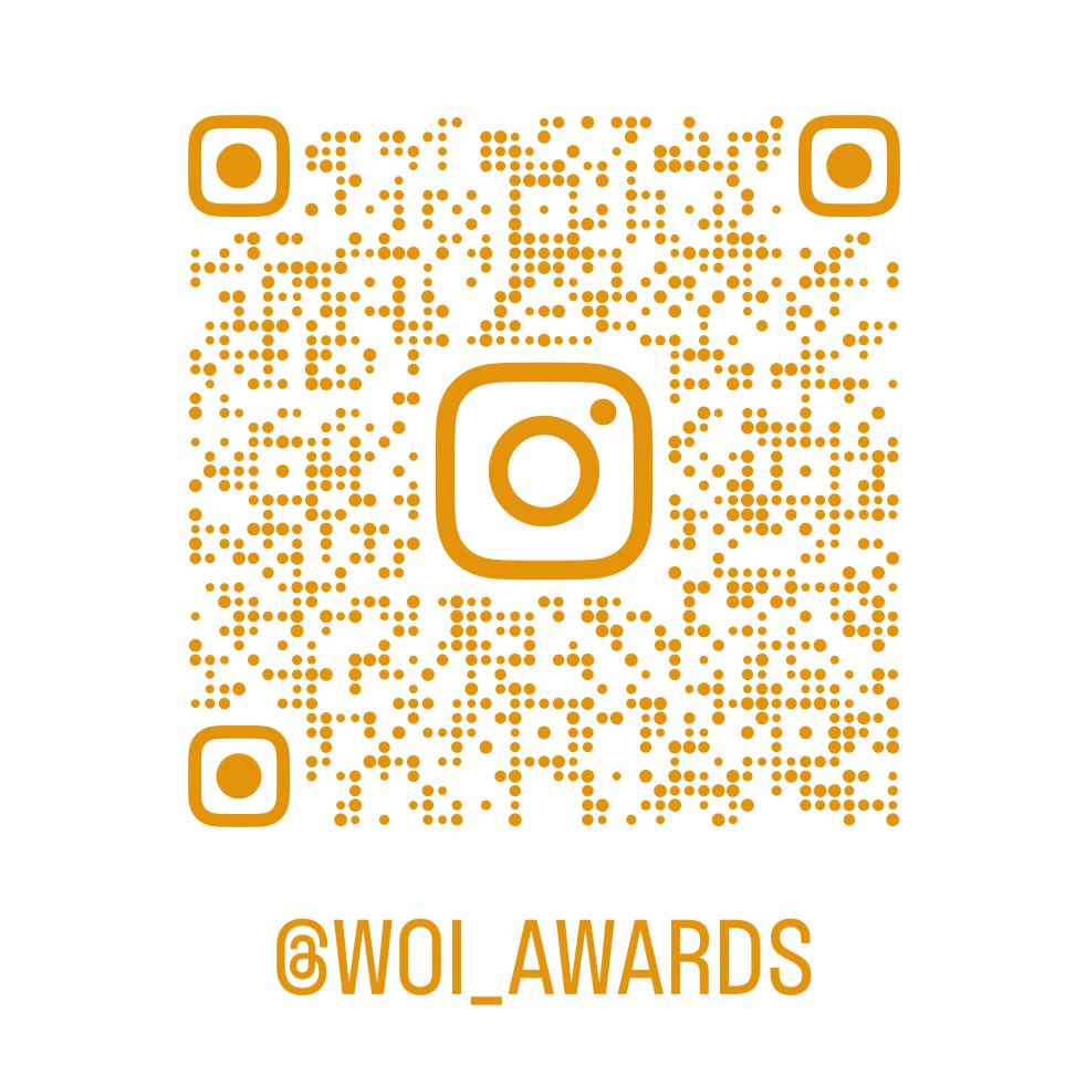 Follow us on Instagram Tag us in your posts: @ WOI_Awards instagram.com/woi_awards