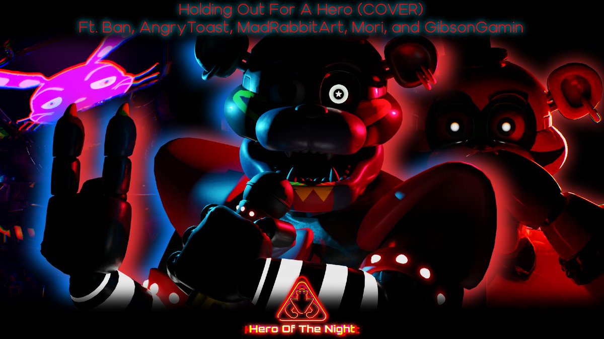 IM_HOMEFNAFAU's tweet photo. "I'm holding out for a hero til the end of the night!"
Holding Out For A Hero (COVER) ft. @BanTheFoxSin7DS, @MusicalDerp424, @BigBuffaloBunny, @MoriMusicComp, and GibsonGamin releases May 2024! See you all soon :D
#HeroOfTheNight #IM_HOMEAU #FNAF #FNAFAU #GameOnKeepRunning https://t.co/o5DTDqZDTJ