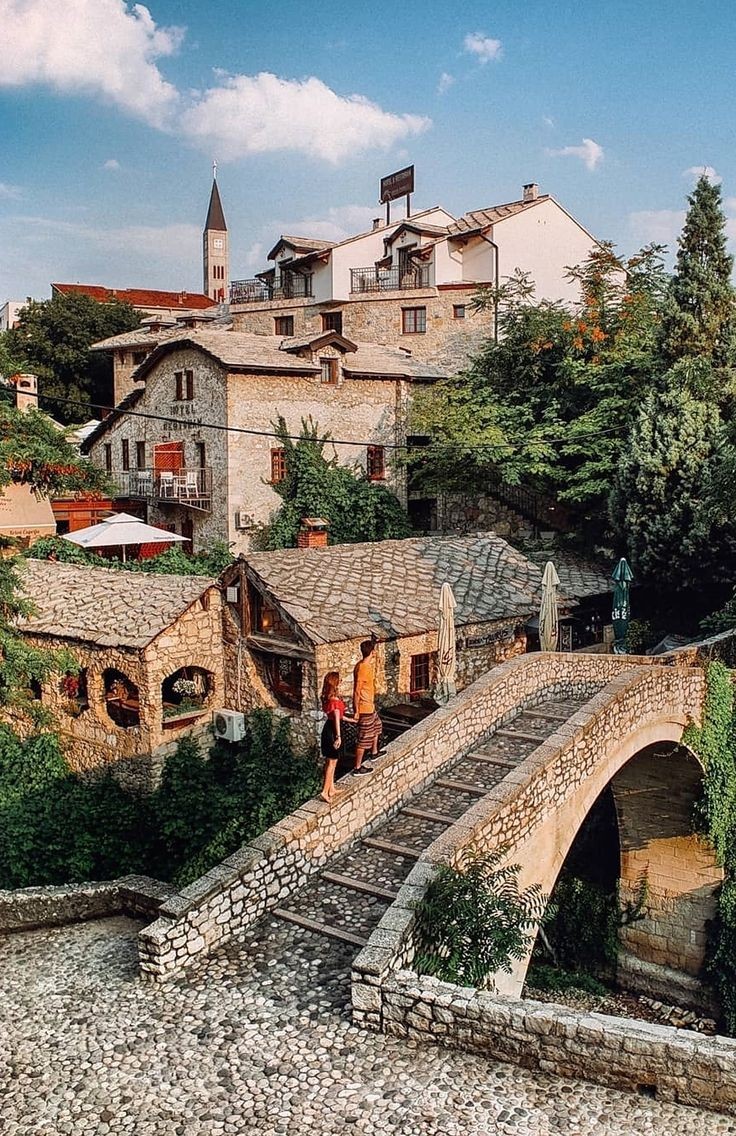 Kriva ćuprija A bridge in Mostar, Bosnia and Herzegovina @Architectolder