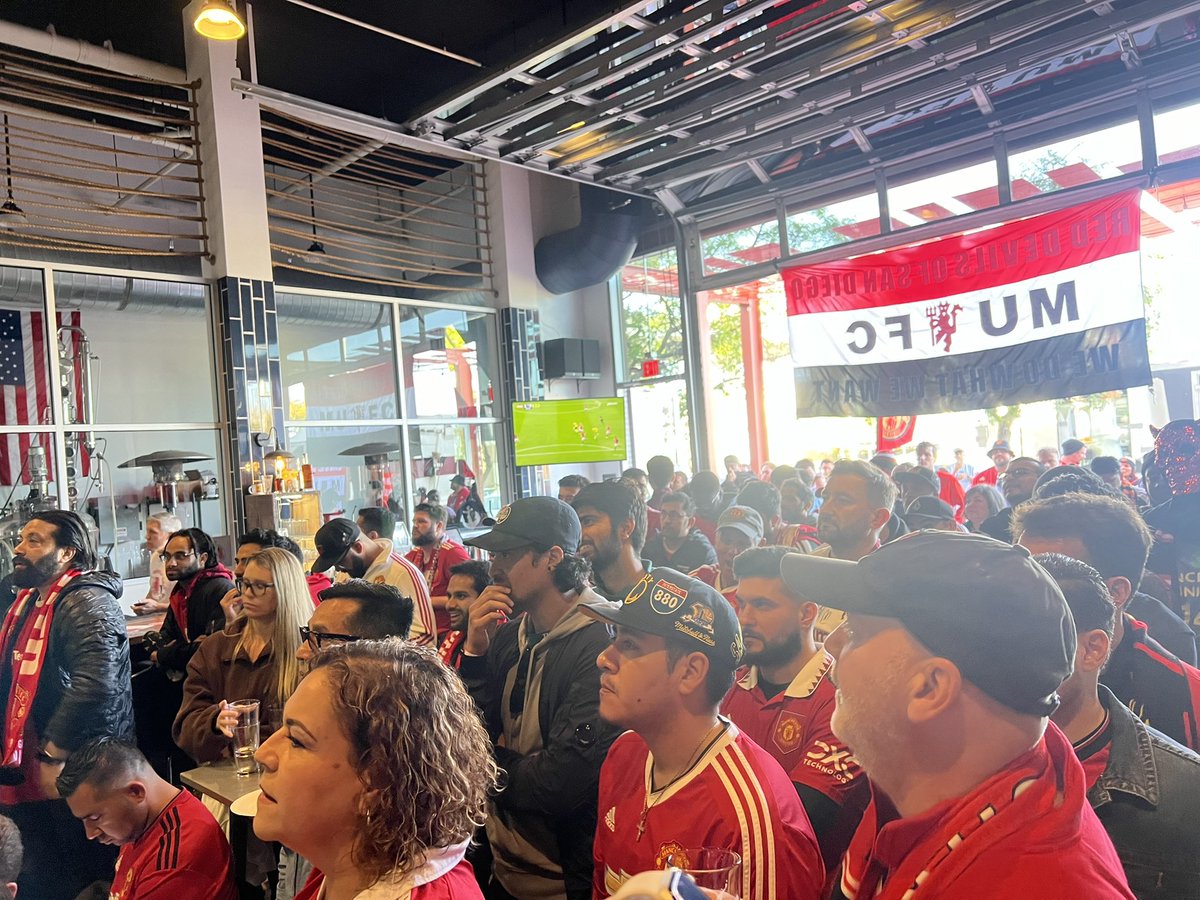 Watched the game at the San Diego supports club, they started arriving at 4:30am, got on the beers and had breakfast at half time. There are lots of ways to support a football club and this was really cool.