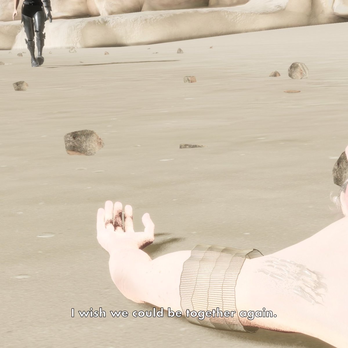 Corjn's tweet photo. @playernonplayer character focus n°3

Notyet, a side character having his own story in Agar Agar’s Trouble music clip. Swimmer’s ex boyfriend.

1: Pablito's artwork (https://t.co/l0pfCfgjzl) 2: Game screenshot https://t.co/fuKCloKBLf