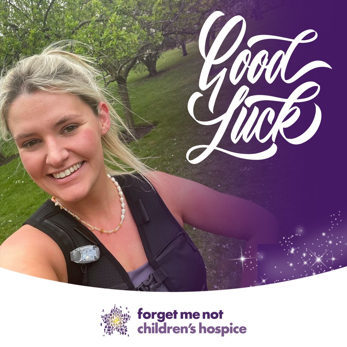 Meet Hannah who’s doing her very first running event on July 19th, all in aid of Forget Me Not 💜 She’s braving the Hackney Half Marathon and, even though she’ admits she’s not a natural runner, she’s extremely excited! You can sponsor her here: justgiving.com/page/hannah-ca…