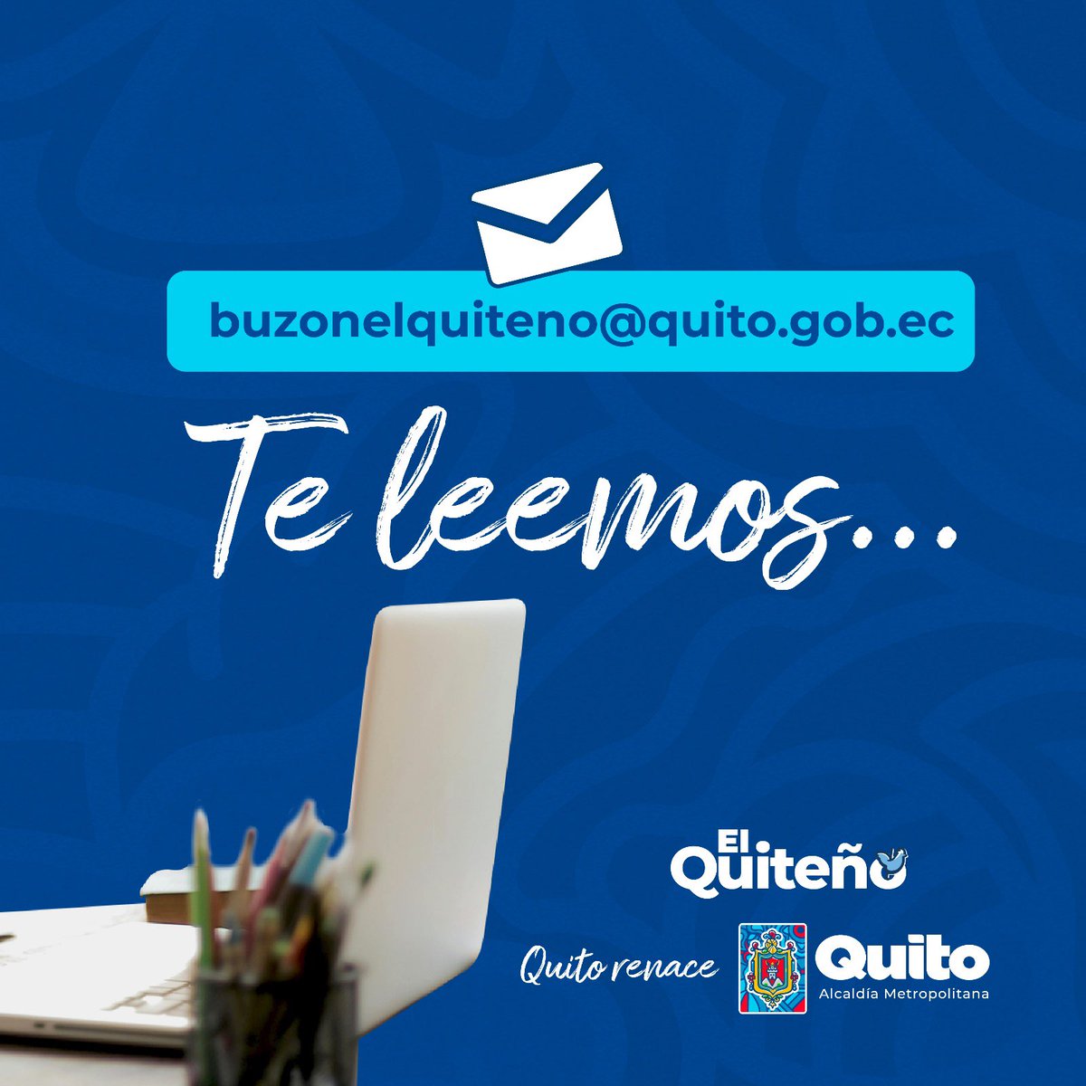 📰 #ElQuiteño | Cuéntanos como viviste este año de gestión y forma parte de la próxima edición del periódico de la ciudad. Envíala a buzonelquiteno@quito.gob.ec. #QuitoRenace