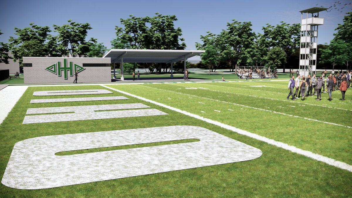 ohiou's tweet photo. 100 Years in the Making 🥁💚

With a foundational gift of $1 million from @marching110 alumni Shawn and Tracey Hurley, the Marching 110 Band Complex will be home to Hurley Field alongside numerous features that will be the best of its kind in the MAC.

📰» https://t.co/AtE1fINReu https://t.co/w6gXpkhttS