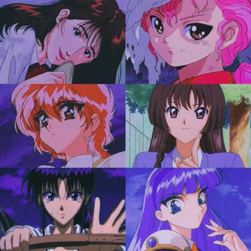 90s anime women