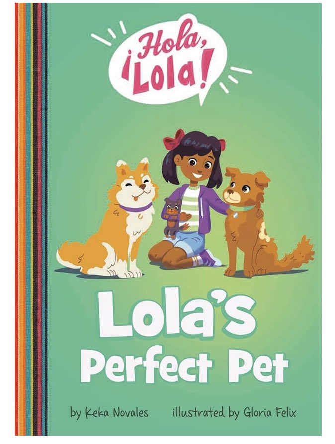 Do you love pets? Lola dreams to have a pet, will she be able to find her perfect pet? New @CapstonePub illustrated @GloriaFelixArt In stores August 1, 2024! #preorder #NewRelease #pets #kidlit #earlyreader