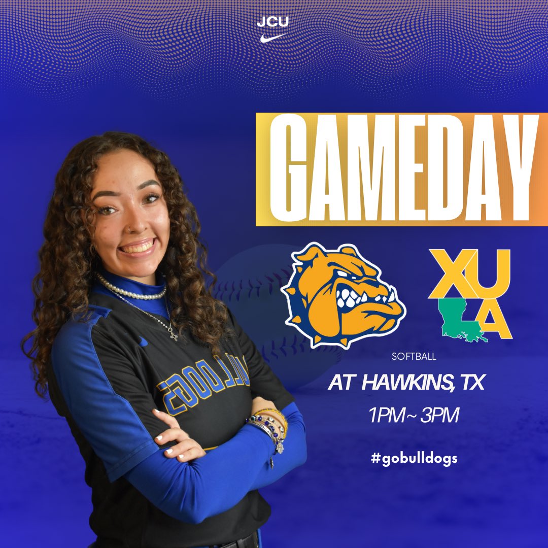Softball Gameday🥎‼️
🆚Xavier
⏰1PM&amp;3PM
🏟️JCU Softball Field

#jcubulldogs