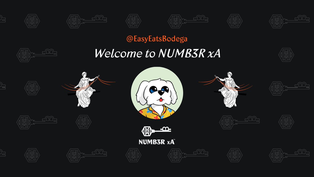 Congratulations @EasyEatsBodega your application for xList has been accepted. Welcome to @NUMB3RxA 🗝️🤝