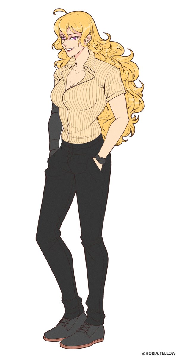 Happy rwby beyond day, have this gorgeous Yang I commissloned from @yellow_nicky 
#rwby #YangXiaoLong