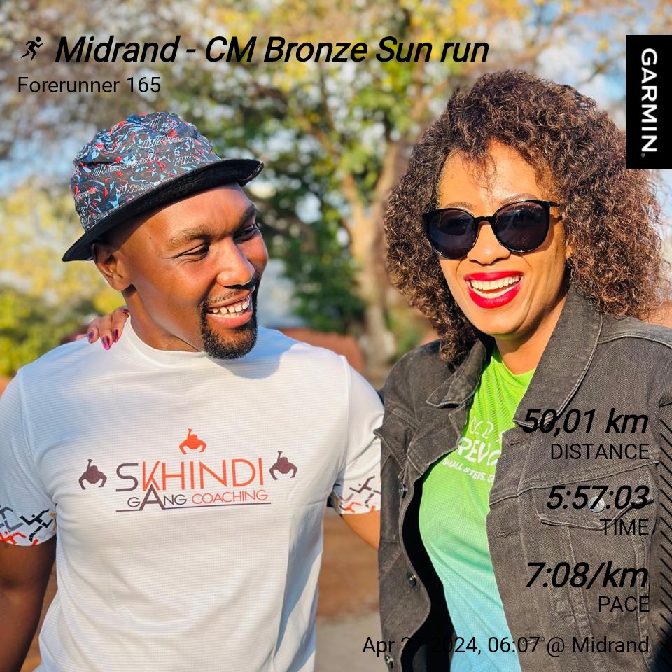 First 50km, it was honestly great but let's talk about the route #Awesome3some yohhh. @Phumie_S  forever grateful 🙏🏽  for your encouragement and support 🙏🏽.
#TrapnLos 
#Skhindigang 
#LifestyleChoices