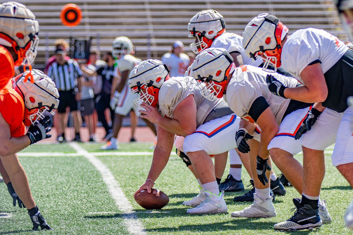 Extremely proud how the Offensive Line played this spring. Being able to watch the passion and will to improve each and every day. These guys put it on the line, and the results will show. Couldn’t ask for a better group of guys to start my coaching career with. #5STRONG