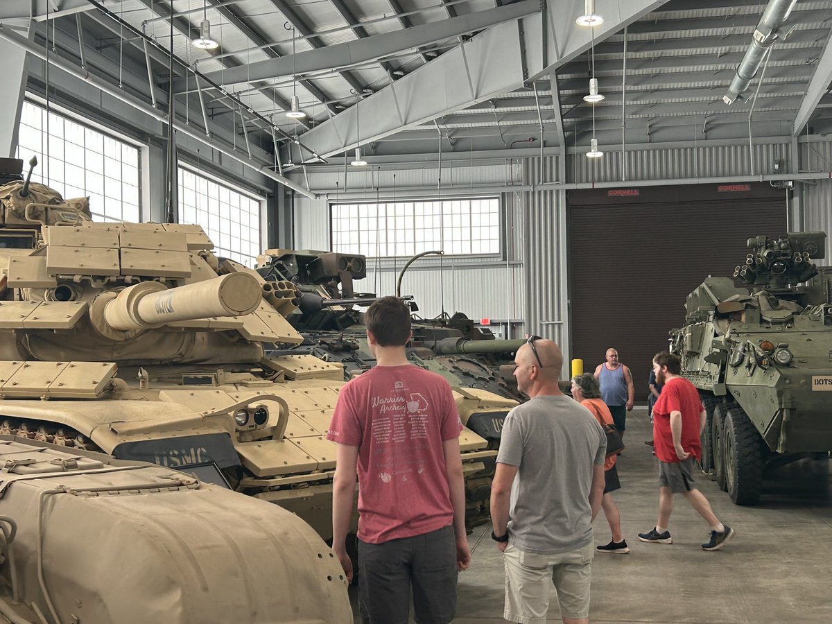 Great noting at the Armor and Cav collection - open today and tomorrow from 9-4! Huge crowd from all over the country! OPN Thunderstrike tank live fire is today at 4 - great chance to see Army capabilities! #BeMoore @MCoEFortMoore