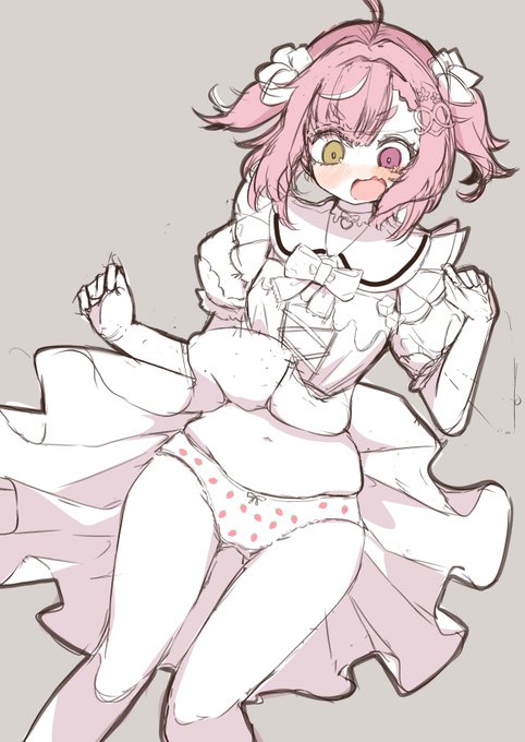 お題箱よりラフ
新衣装 JOJI味高くて良いよね
絶対パンツいちご柄だよね 高尾の台なら激アツだよ 