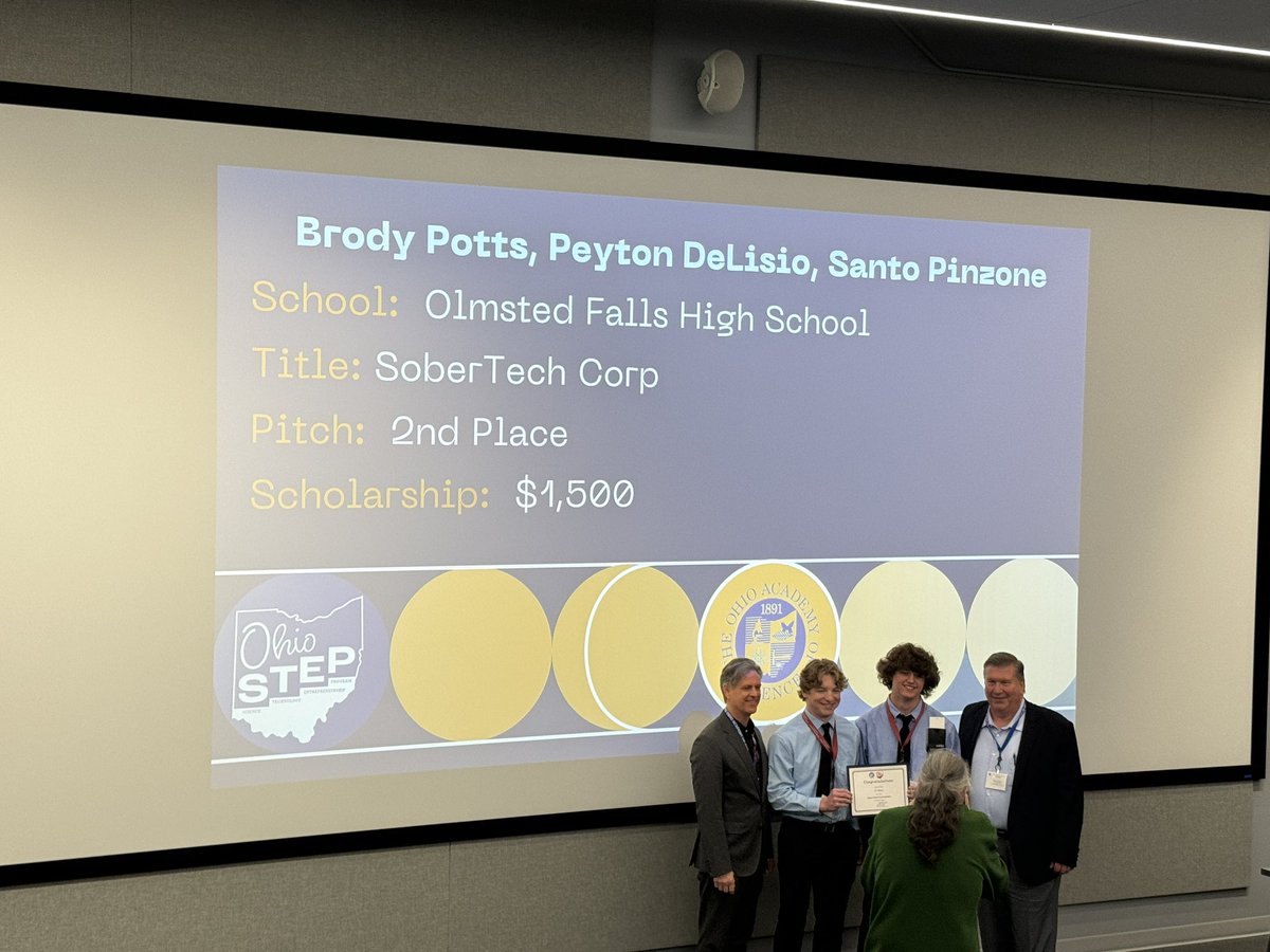 Dena Kotz-Fresch (@ddock88) on Twitter photo My business students rocked their written business plans again this year, and three teams pitched their ideas today at Kent State University🎉 $9,500 in scholarships for these teams!
<a href="/KentState/">Kent State</a>
@OFCSSuper
<a href="/OFHSLeoSpagnola/">Leo Spagnola</a> My business students rocked their written business plans again this year, and three teams pitched their ideas today at Kent State University🎉 $9,500 in scholarships for these teams!
<a href="/KentState/">Kent State</a>
@OFCSSuper
<a href="/OFHSLeoSpagnola/">Leo Spagnola</a>