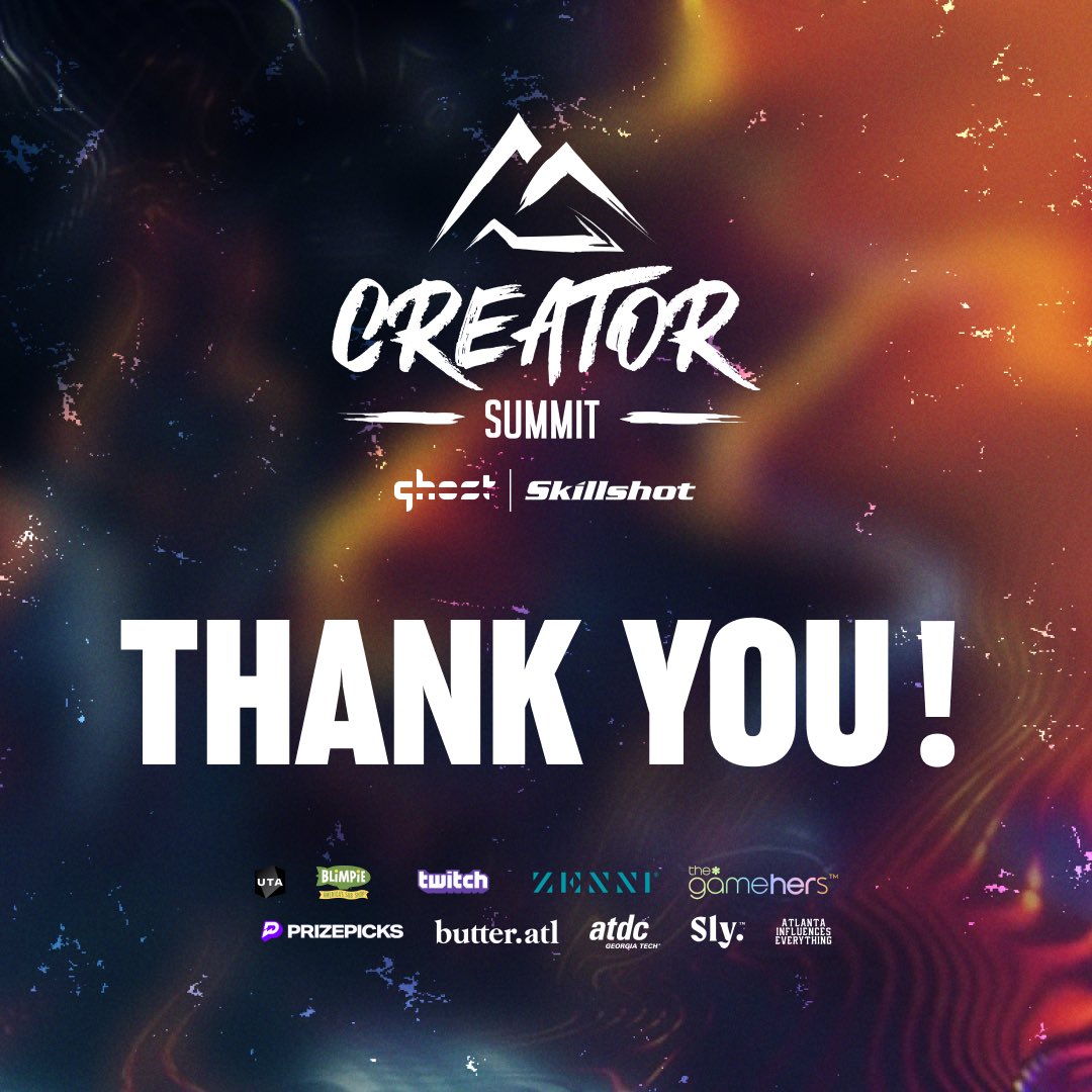 CREATOR SUMMIT 2024 ⛰️✅

To our supporters, attendees, and the Atlanta community, this event wouldn't have been possible without each and every one of you.

THANK YOU!