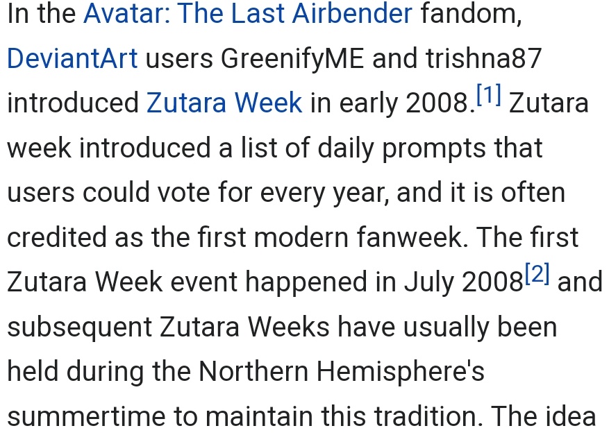 Zutara shippers are accredited as the official creators of the modern-day ship week