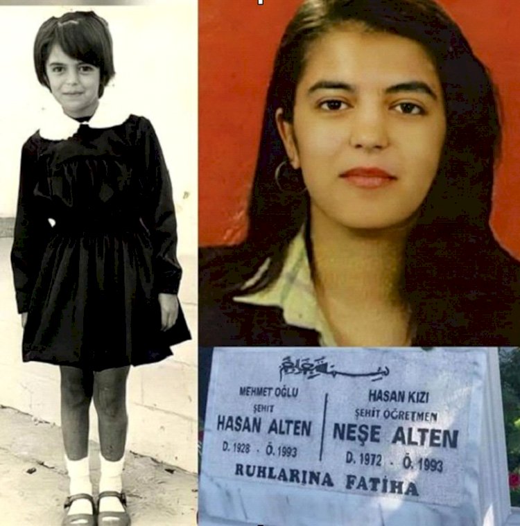 Yeni öğretmen olmuştu.
Tayini Diyarbakır Bismilde Çavuşlu Köyüne çıktı.
Ailesi dedi ki oralar karışıktır gitme ...
O dinlemedi " Bayrağımın dalgalandığı her yere giderim " dedi.

Babası dedi ki o zaman bende geleceğim seninle... Gittiler beraber köye. Köyün okulu yıkık dökük
⬇️