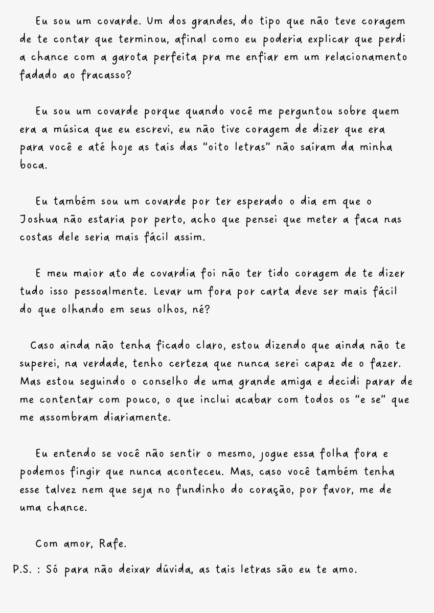 eicsabz's tweet photo. why don’t we — riara or jiara?¿ 

367. eu te amo

• narração + carta https://t.co/KMv4mXdje6