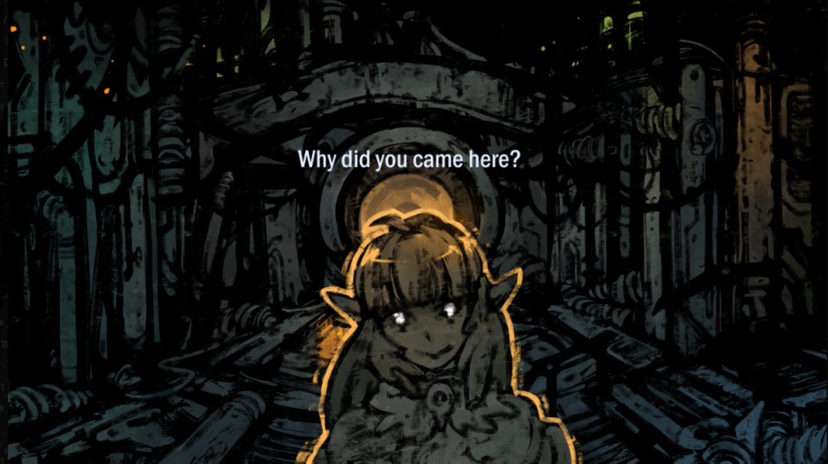 A strange encounter in the dungeon.