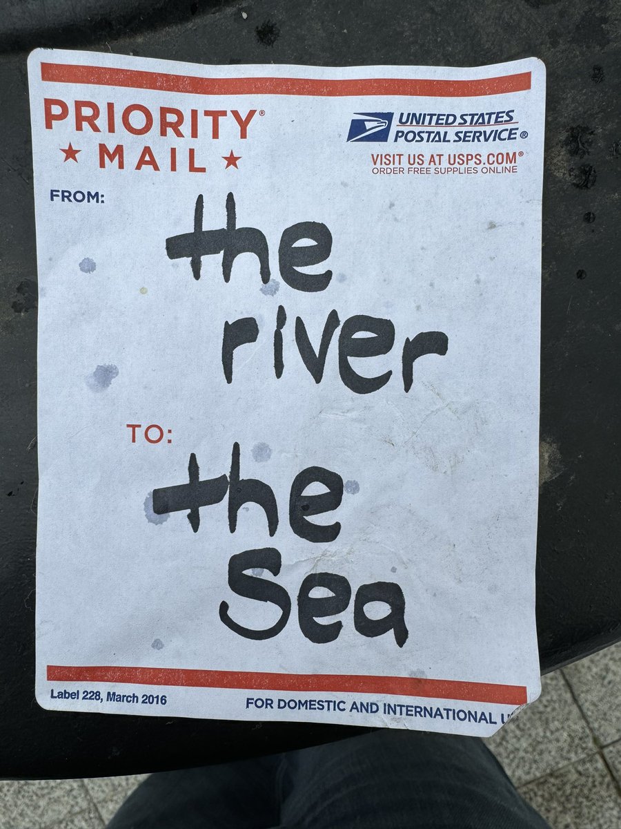 It’s priority, from the river to the sea