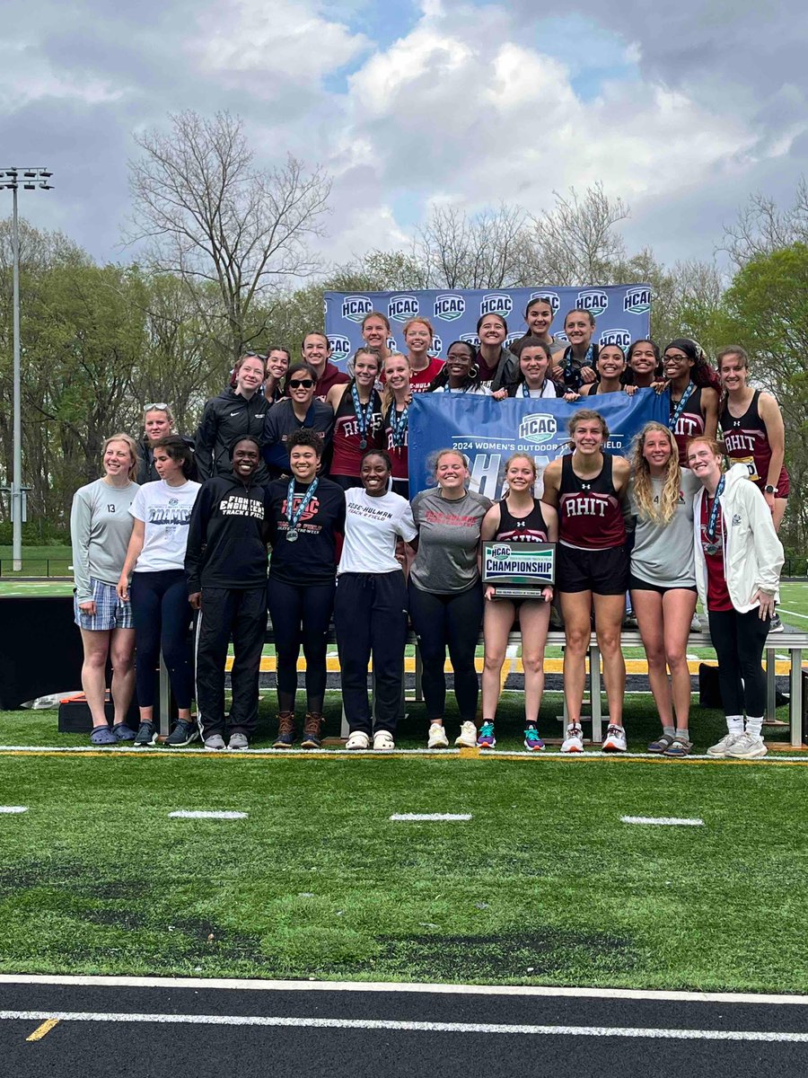 HCAC Women’s Outdoor Track and Field | Champions Congrats to the @RHITsports on being crowned this year’s Track and Field Champions!! #TheHeartofD3 | #D3TF