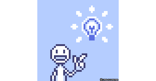 SymbolsWriter's tweet image. A #LightBulb moment
For today's @Pixel_Dailies theme
#pixelart #ドット絵 #pixel_dailies #dotpict