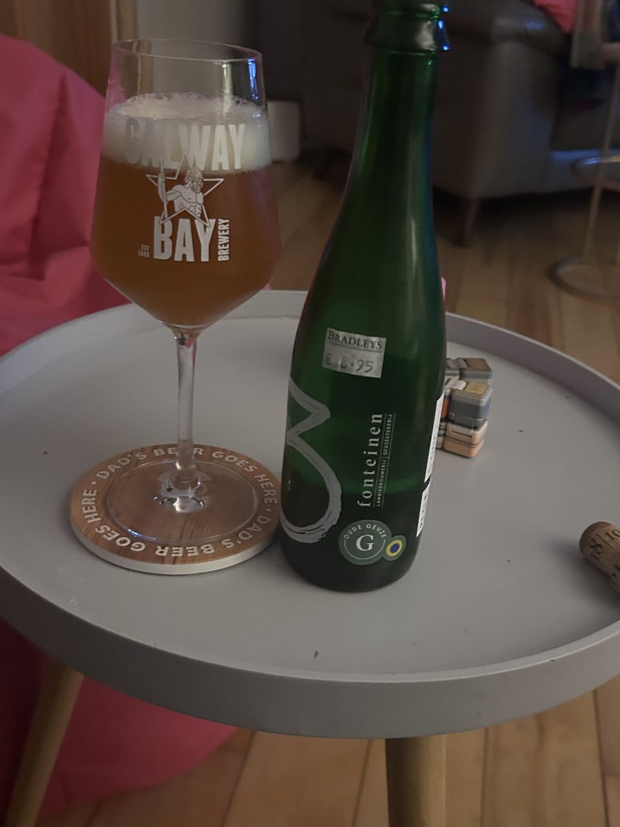 Next up is this lovely geuze from @3Fonteinen