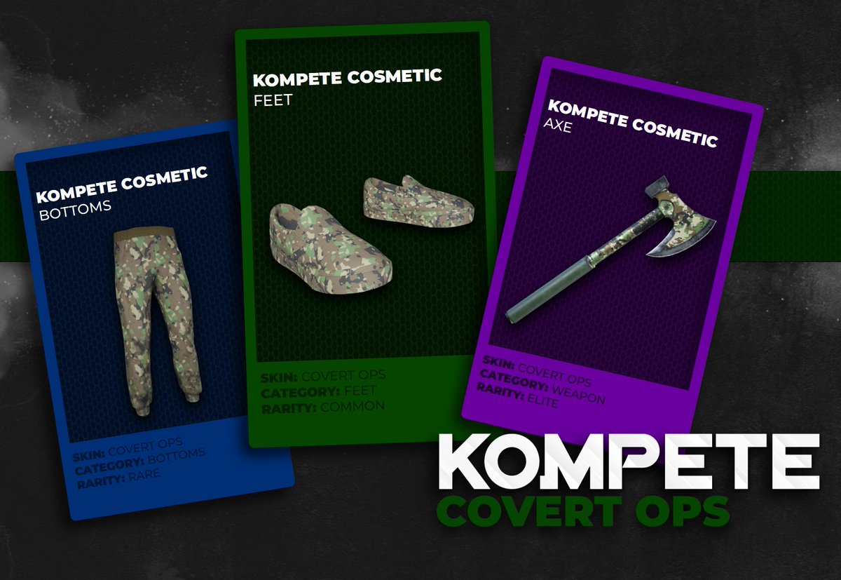 Who doesn't love a bit of Camouflage? #KOMPETE @KOMPETEgame #Web3Gaming #Base #OnChain #GameFi #Play2Earn