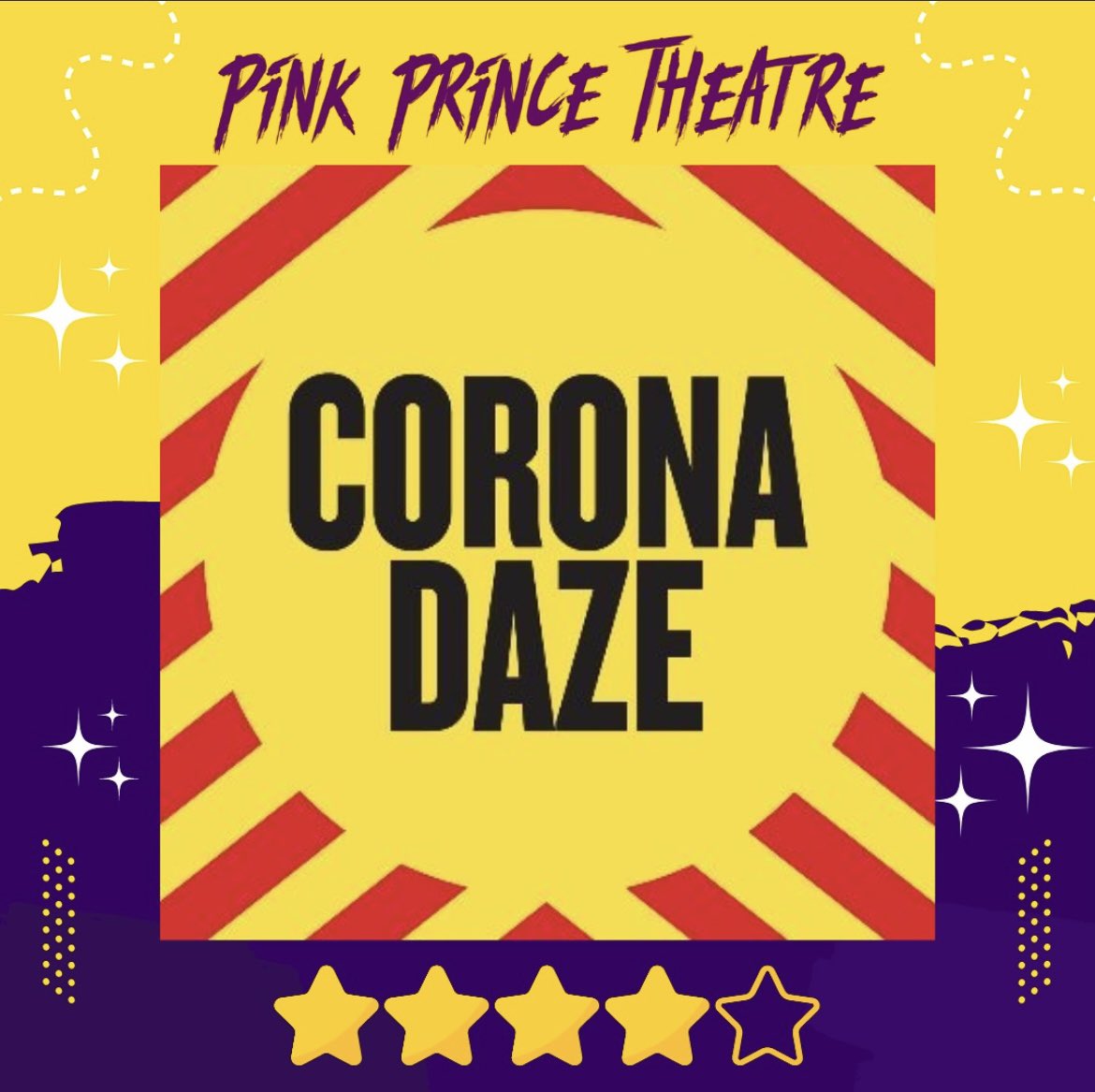 Check out this fantastic ⭐️⭐️⭐️⭐️ review of Corona Daze pinkprincetheatre.com/post/review-co… 
Book your tickets now to see this ‘nostalgic and relatable’ play from May 19th to 25th 🎟️ tinyurl.com/yuv6yexd #theatrereview #london #islington #play @TheHenChickens @pubtheatres1 @HamandHigh