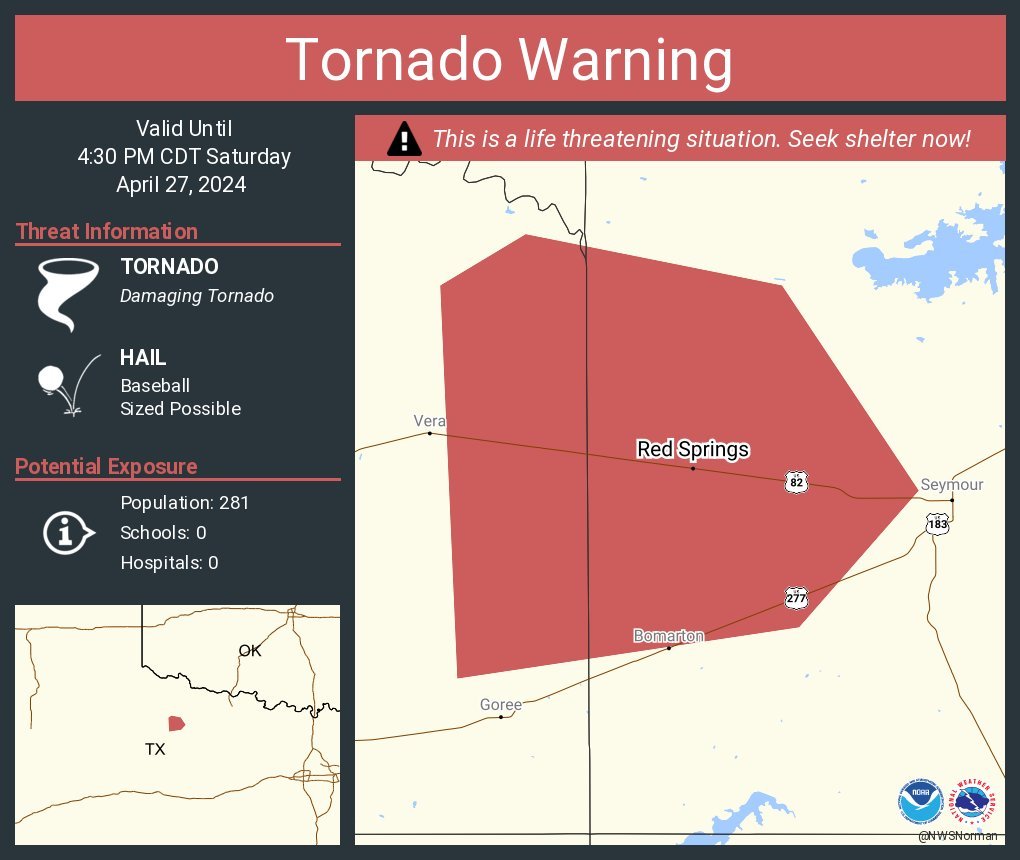 LimWeather's tweet photo. #PDS #TornadoWarning with #Tornado OTG bound for #RedSprings #texas! #TakeCover now! #Wxtwitter #SPC #SevereWX #Wind #Wxx #TXwx #TornadoAlley #Hail #ParticularlyDangerousSituation https://t.co/zSYx2fIPuQ