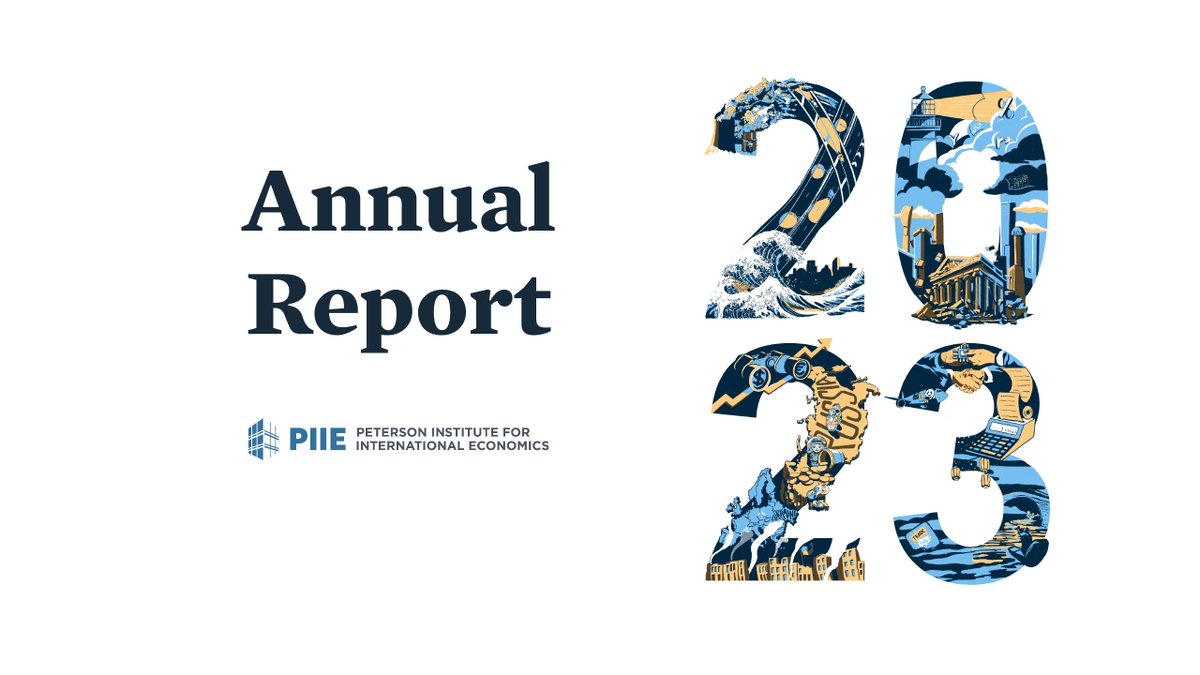 Our Annual Report is here! Read about the Peterson Institute’s work last year on inflation, trade & supply chains, Russia’s war on Ukraine & sanctions, the Chinese economy, decarbonization, & more: piie.com/microsites/202…