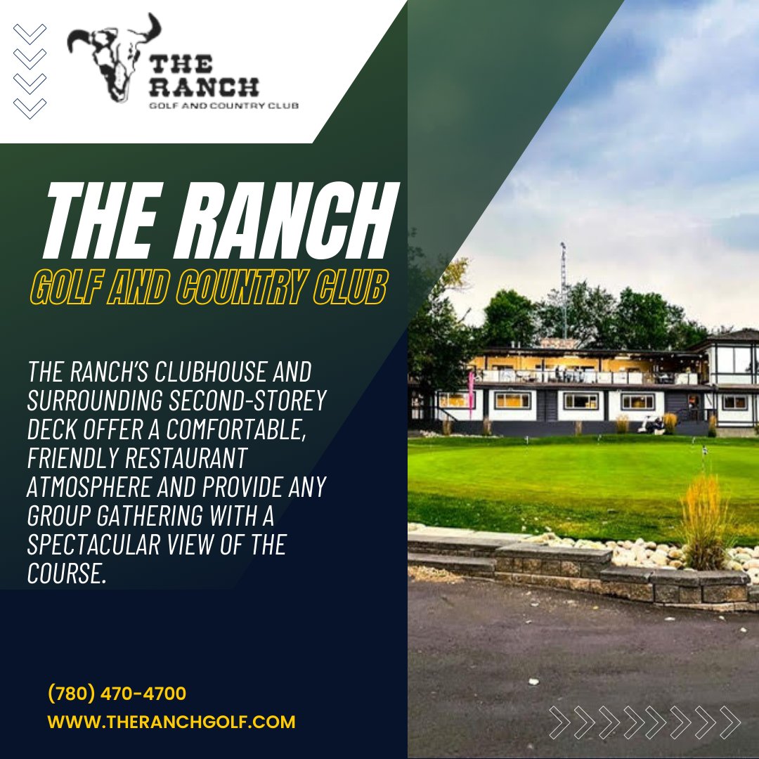 Our F & B team is excited to serve before, during, and after your round or feel free to come enjoy our great food & hospitality even if you aren't golfing! We offer great weekly specials such as Wing Night, Wine nights and much more!

#yeggolf #ranchgolfyeg #yegdining