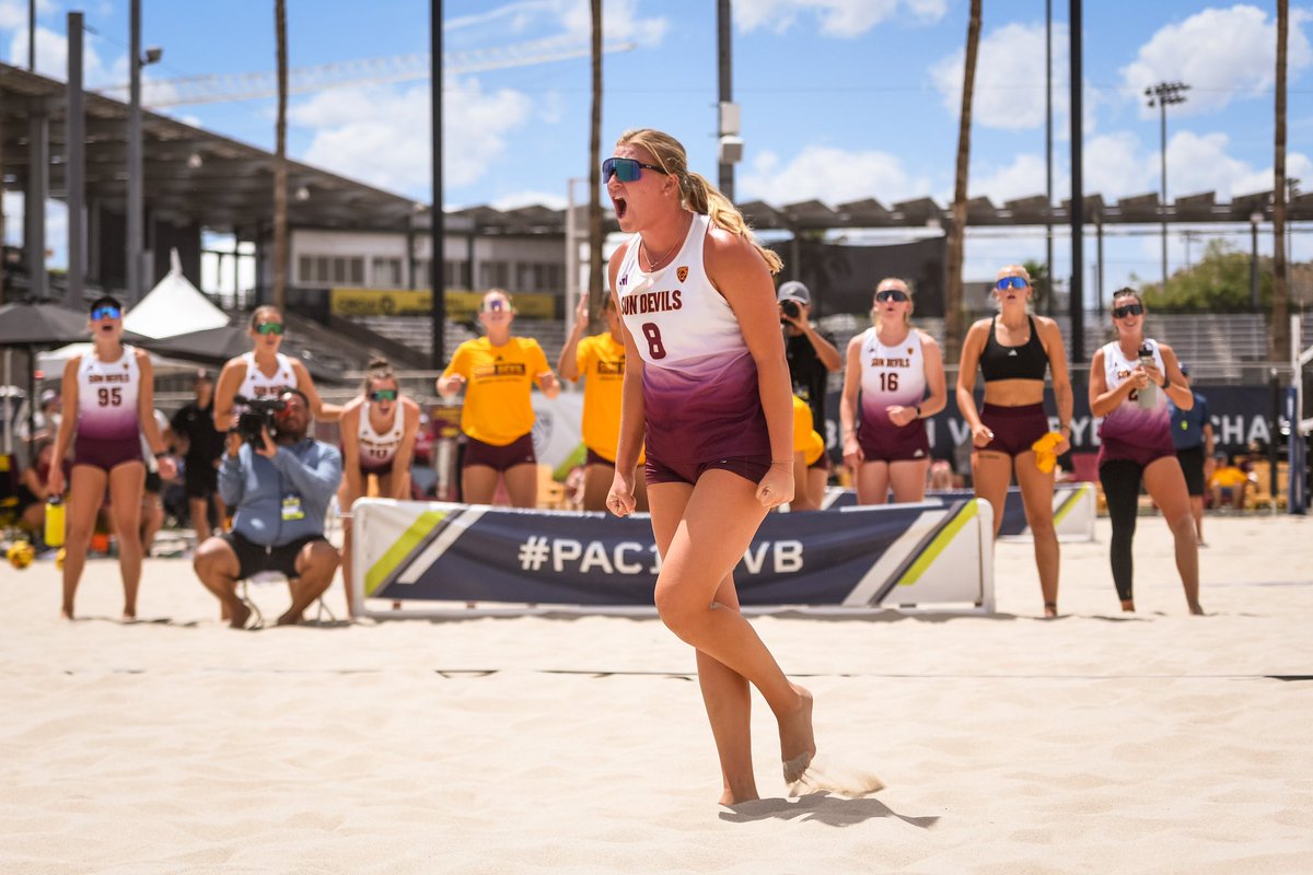 Our last Pac-12s on our home sand will be a week we never forget 💛 #SandDevils /// #ForksUp