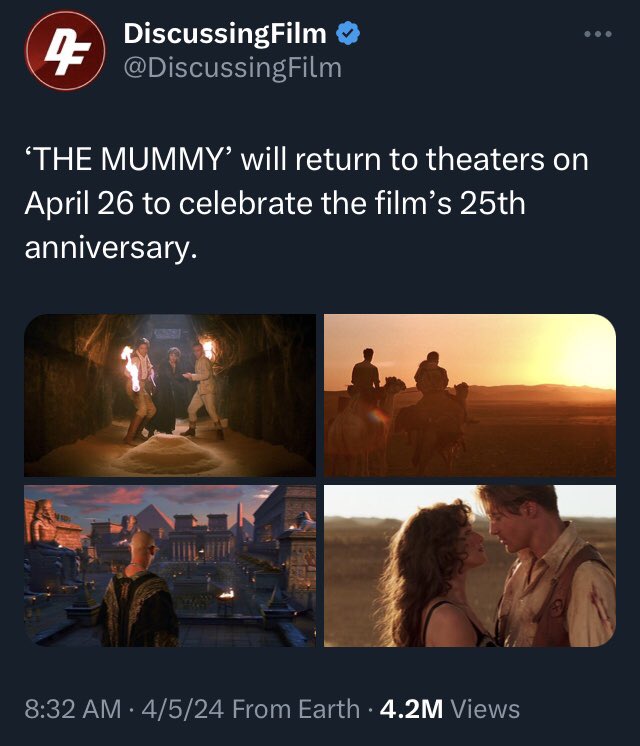 Lynn_of_Velaris's tweet photo. Seeing this right now with my sister 🥰 #nostalgicfilms #sistertime #themummy https://t.co/yqPDLPI7aa