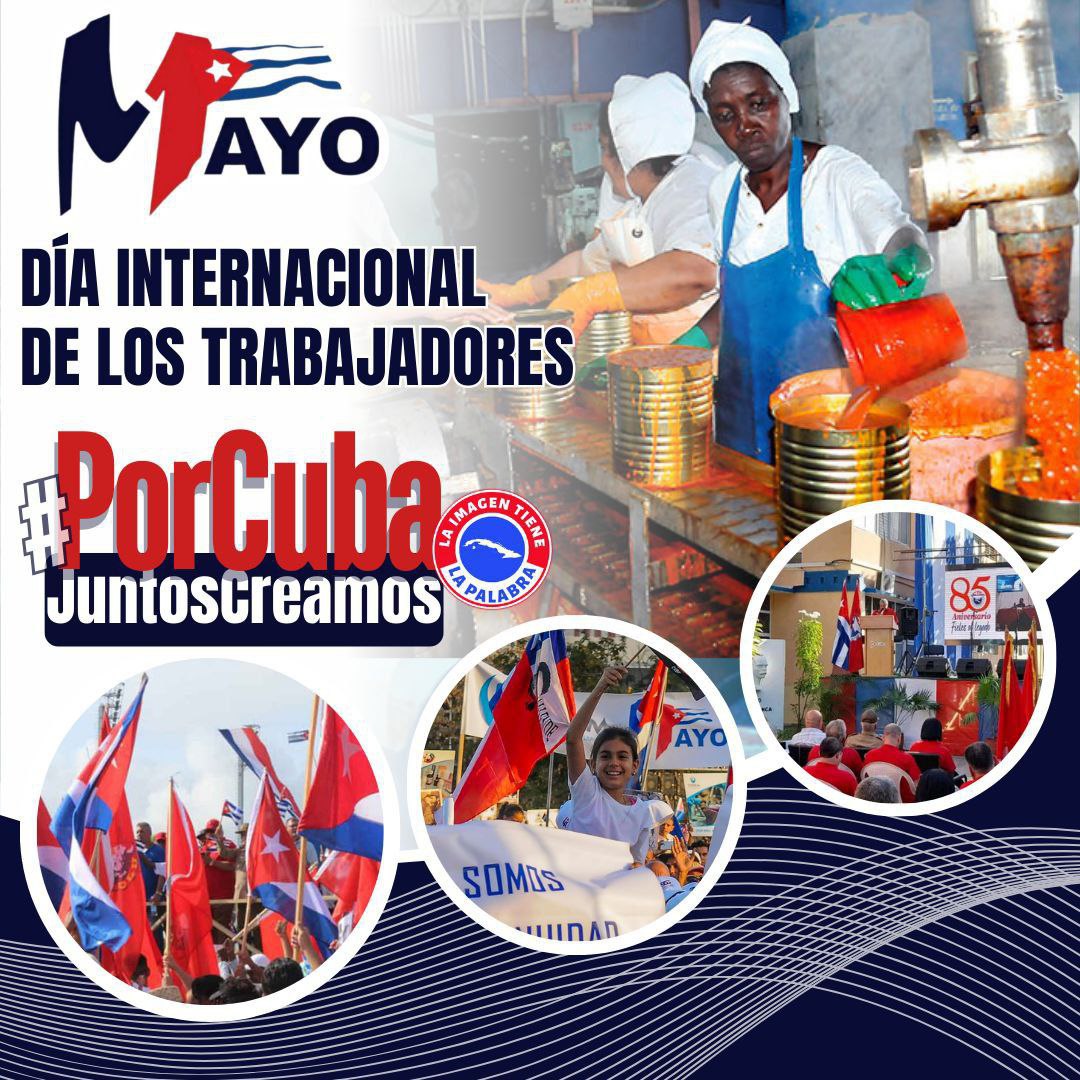 #PorCubaJuntosCreamos #UnidosPorCuba #ContinuamosPaLante