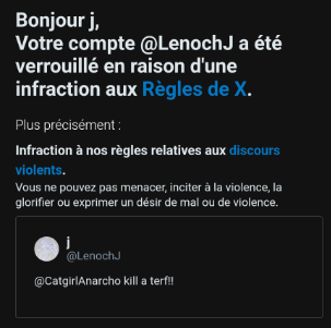 LenochJade while banned tweet media