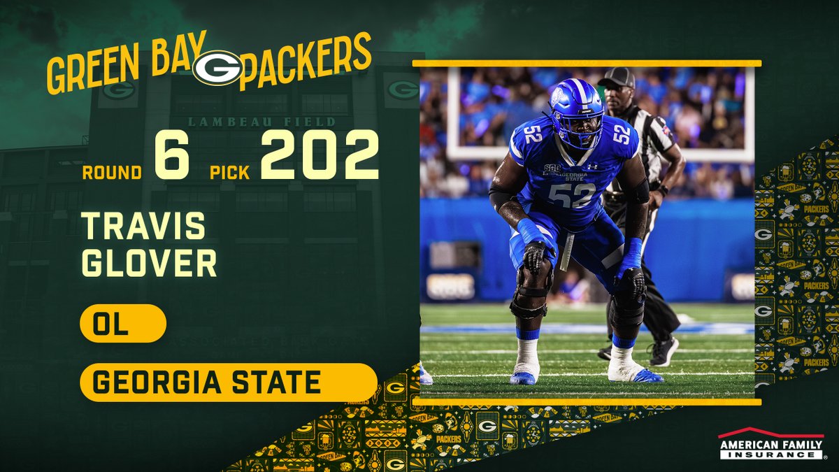 Welcome to Green Bay, @Travis2Great! 📰: pckrs.com/Glover24 @amfam | #PackersDraft