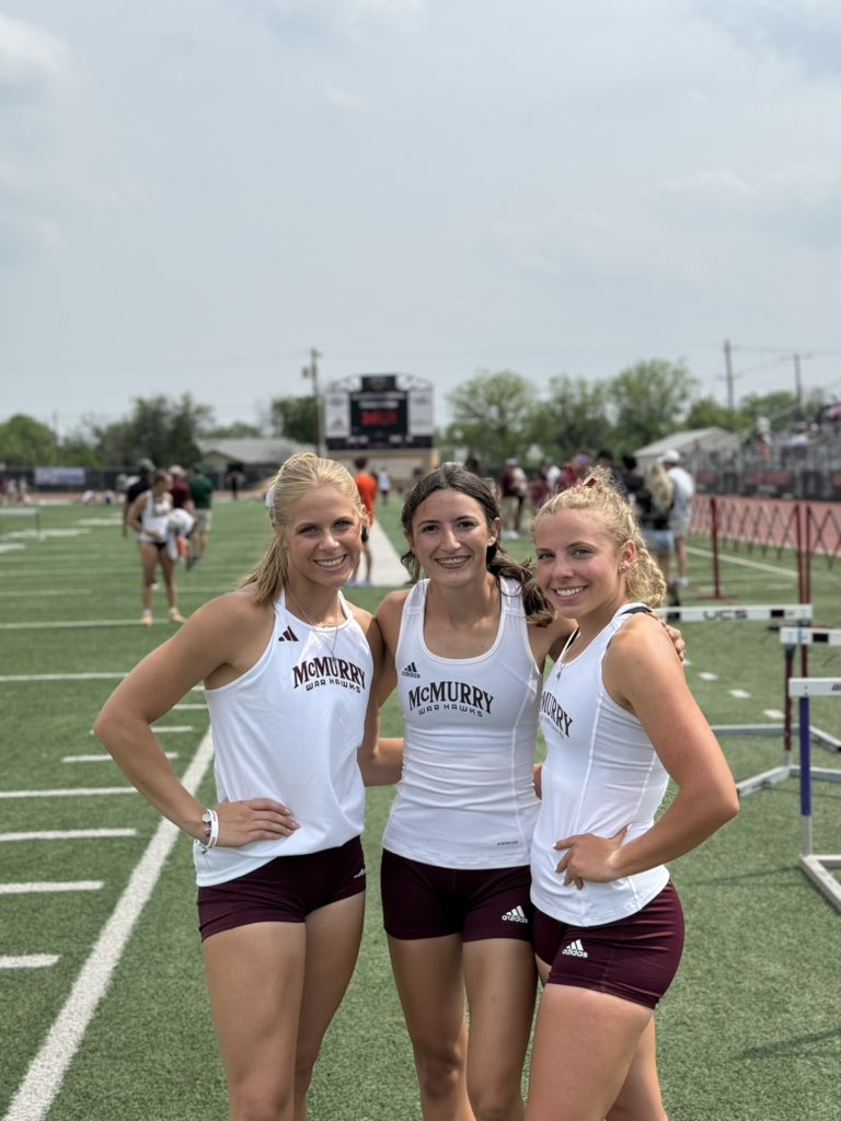 mcmsports's tweet photo. Brynn Yanez 1st (11.94) in the women’s 100M
Madelyn Gollihar 2nd
Erin Fallon 4th 🦅 https://t.co/jsLiO2z8aE