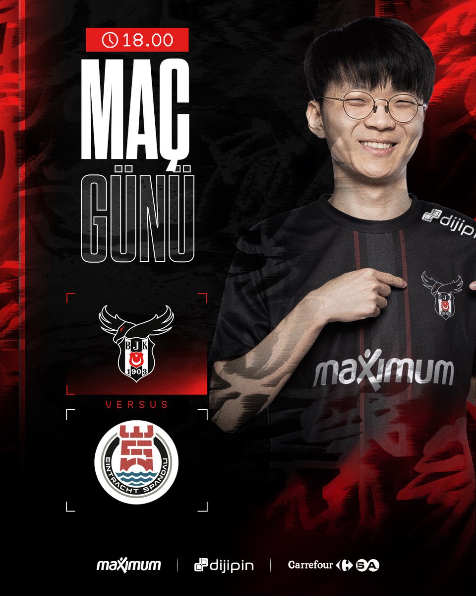 Son bir dileğim var senden. 🦅 Büyük an geldi ve League of Legends takımımız EMEA Masters Final maçına çıkıyor. Turnuva boyunca olduğu gibi tüm gücümüzle onları desteklemeye devam! 👊🏻 🆚 @EinSpandau 🕕 18.00 📺 youtube.com/@Lolespor #BJKWIN🖤🤍