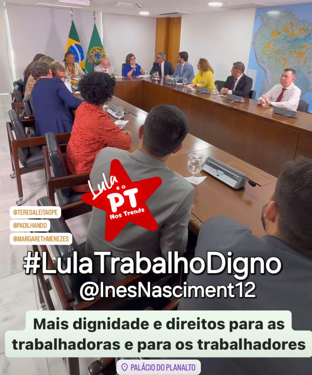 #LulaTrabalhoDigno @ptbrasil @parasamuel @InesNasciment12