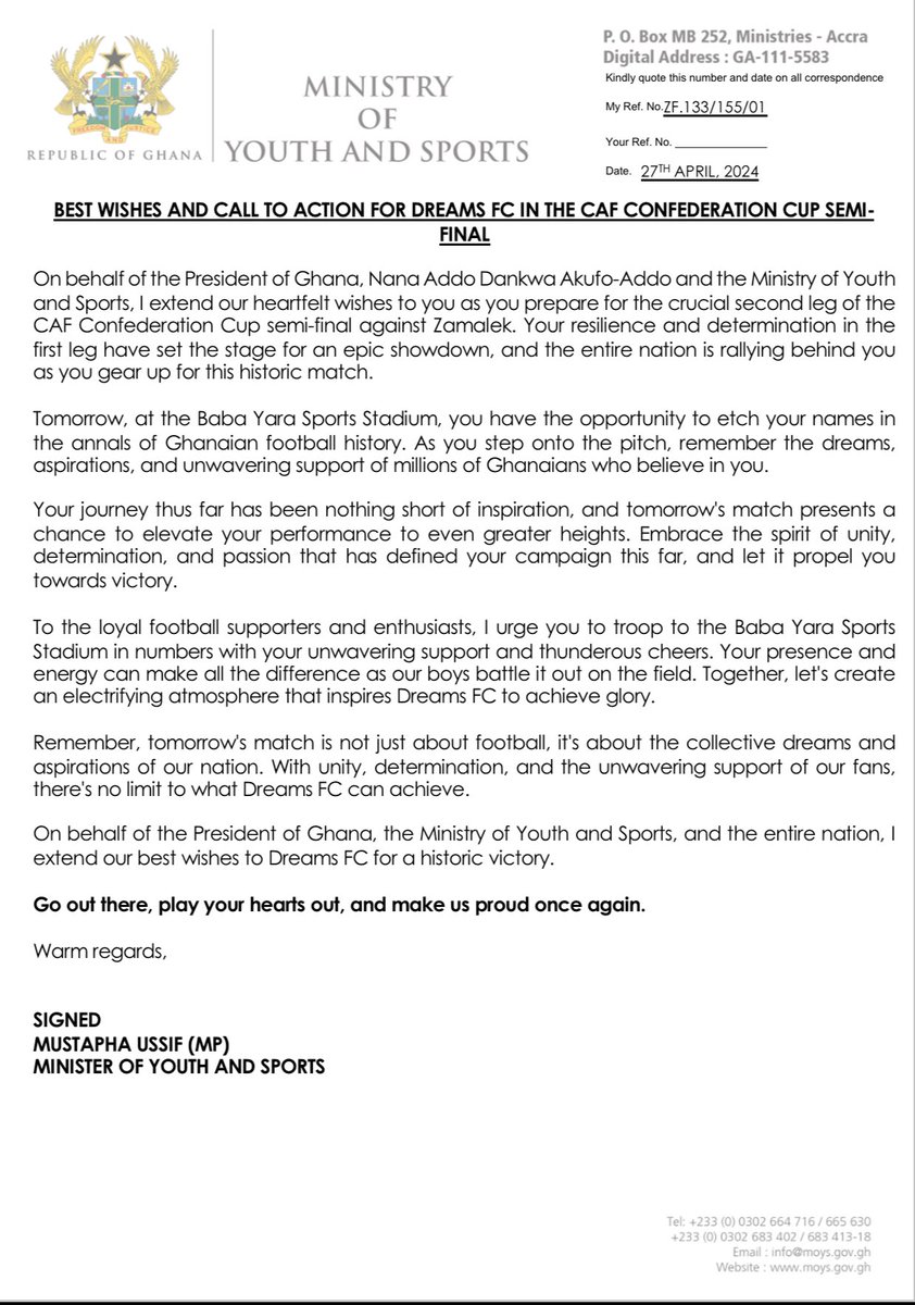 Best wishes to <a href="/DreamsFootballC/">DREAMS FC 🏆 22/23 FA CUP CHAMPIONS</a>