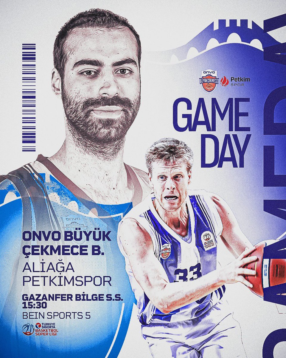 #GAMEDAY ROUND 29 🏀 TS. Basketbol Süper Ligi 29.Hafta 🆚 Aliağa Petkimspor 📍 Gazanfer Bilge Spor Salonu 📆 28 Nisan 2024 Pazar 🕓 15:30