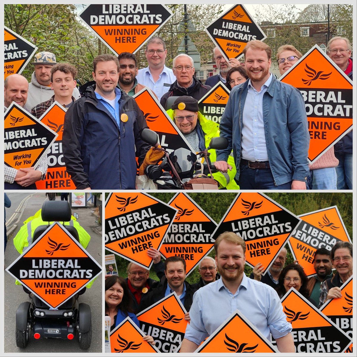 Fantastic day in #Swaythling & #Bassett! Thank you all! Dozens of @RSNLibDems volunteers were out today talking to residents, delivering leaflets and getting our stakeboards up. The positivity for the @LibDems has been incredible! Bring on 2nd May and the #GeneralElectionNow