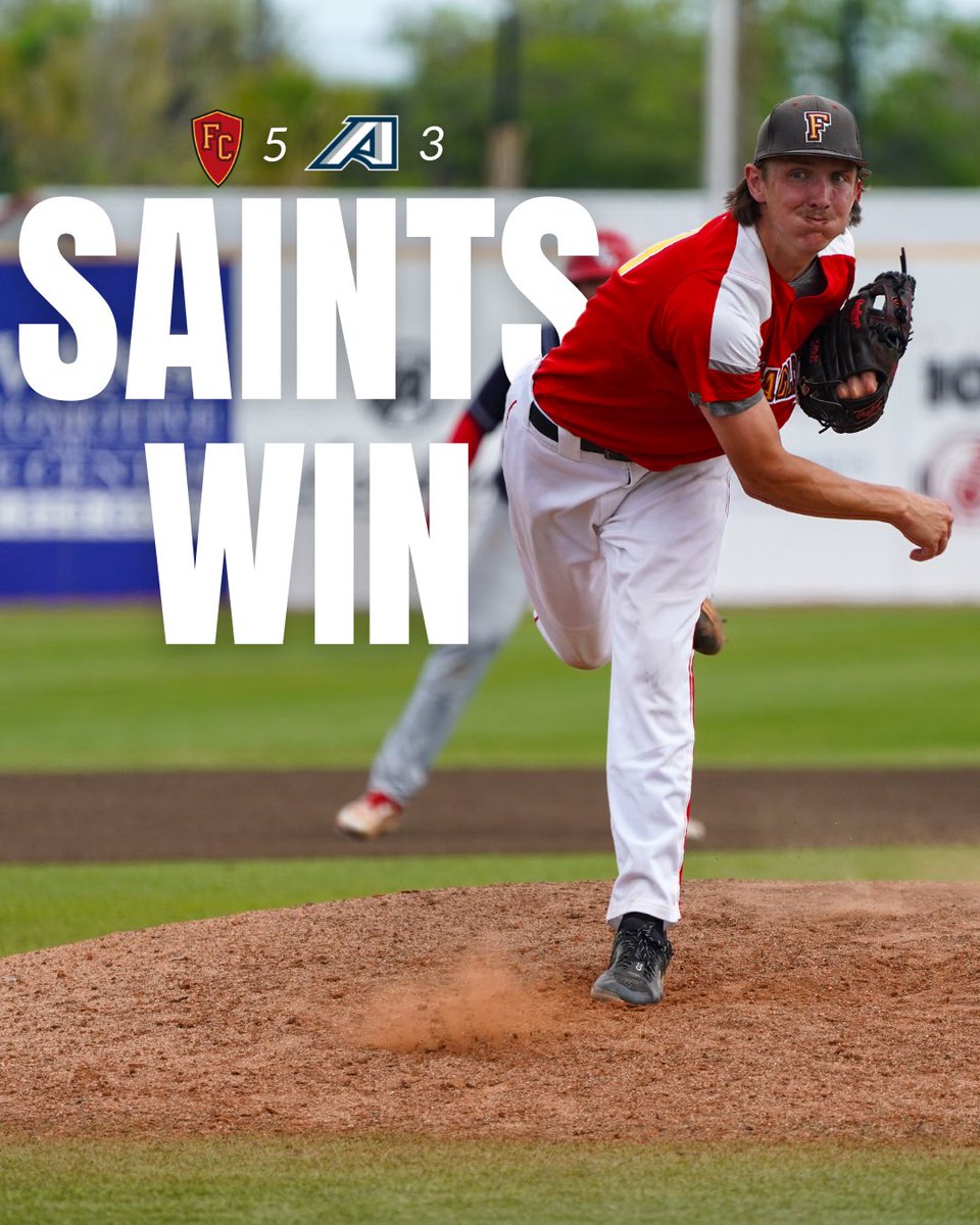 DAVE BARNETT DAY W👏🔥 The Saints took down Augusta 5️⃣-3️⃣ to secure the win‼️ The Saints are back at it tomorrow for Senior Day…See you at the Drys😎 #GoSaints x @FlaglerSports