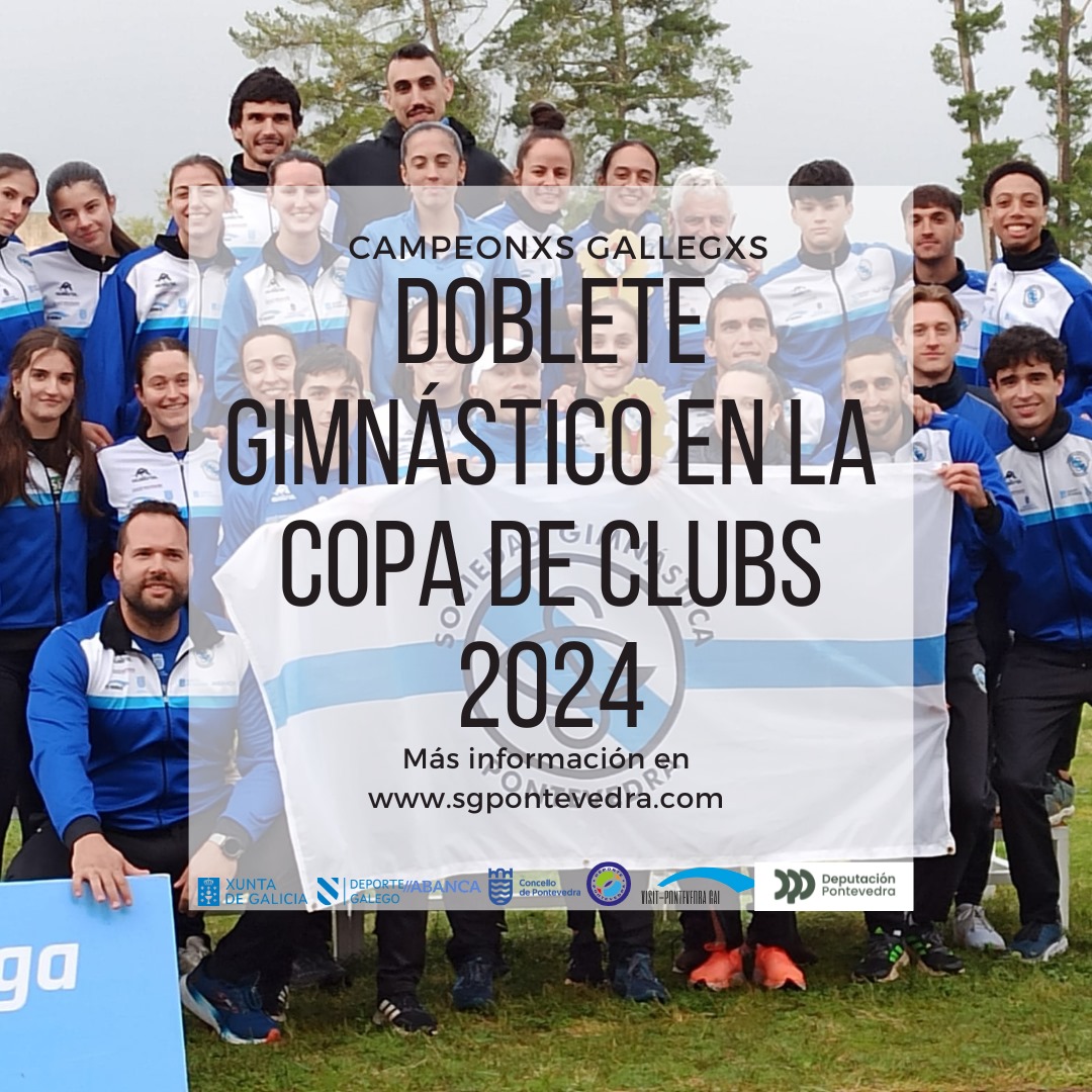 La Copa de Clubs es nuestra 🏆 Doblete Gimnástico! Noticia en web. Link en bio!
#atletismo #deporte #deportegalego #visitpontevedra #sgpontevedra #sgp1927 #pontevedra #atletismogalego #deportegalego #concellodepontevedra #abanca #deputacionpontevedra