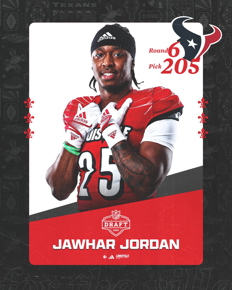 .<a href="/JawharJordan/">Jawhar Jordan</a> 🤝 <a href="/HoustonTexans/">Houston Texans</a> 

#GoCards x #NFLDraft